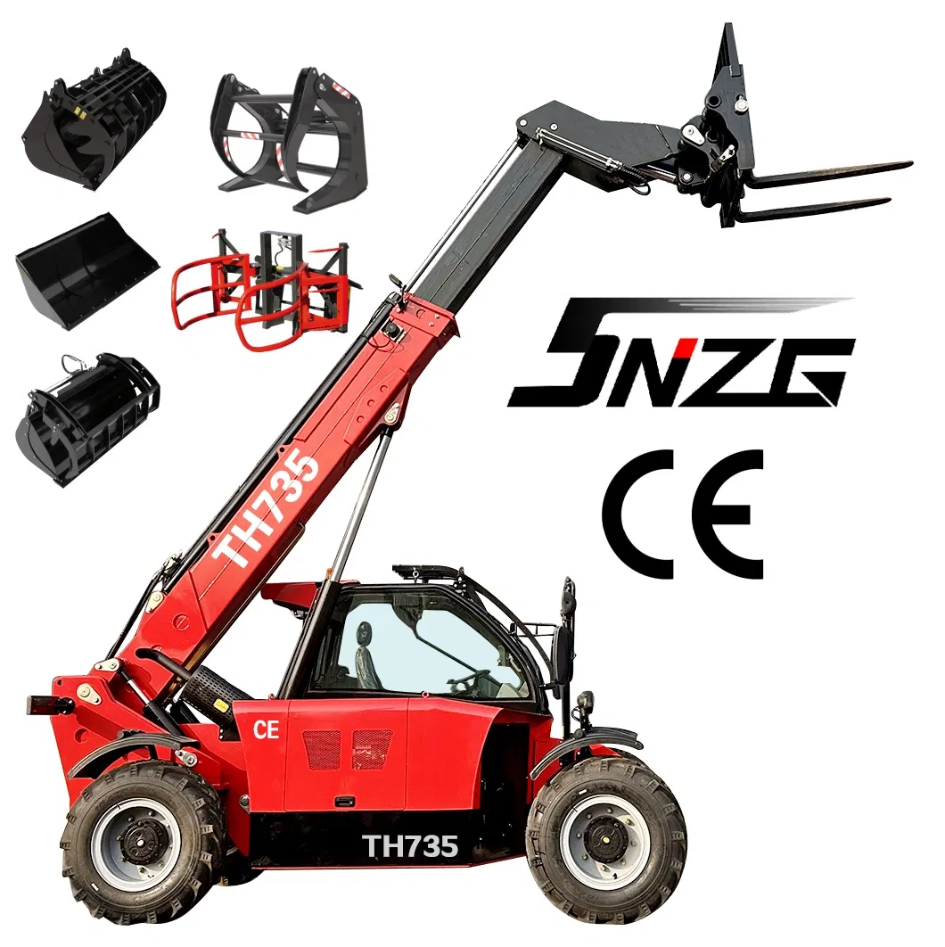 Telehandler Rear View