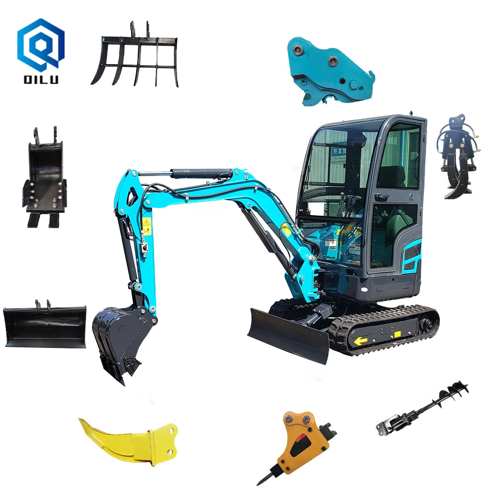1t 1.7t 2t 2.5t 3t CE Excavator Mini Garden Home Mini Excavators