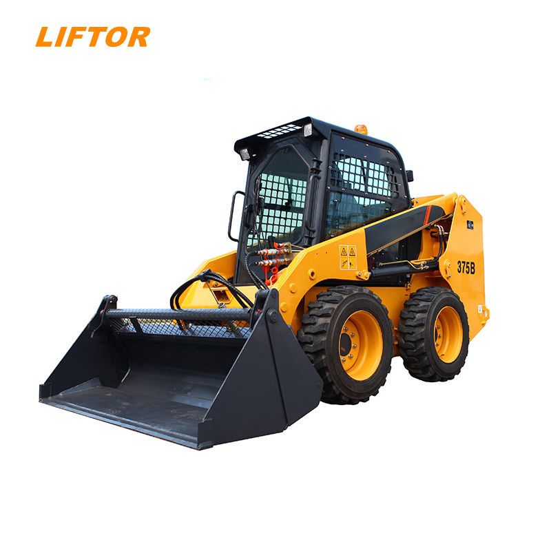 CE ISO EPA Liftor New Mini 50HP 65HP 75HP 85HP 500kg-1200kg Skid Steer Loader Micro Wheel and Track Steer Skid Loader with Attachment Parts Price for Sale