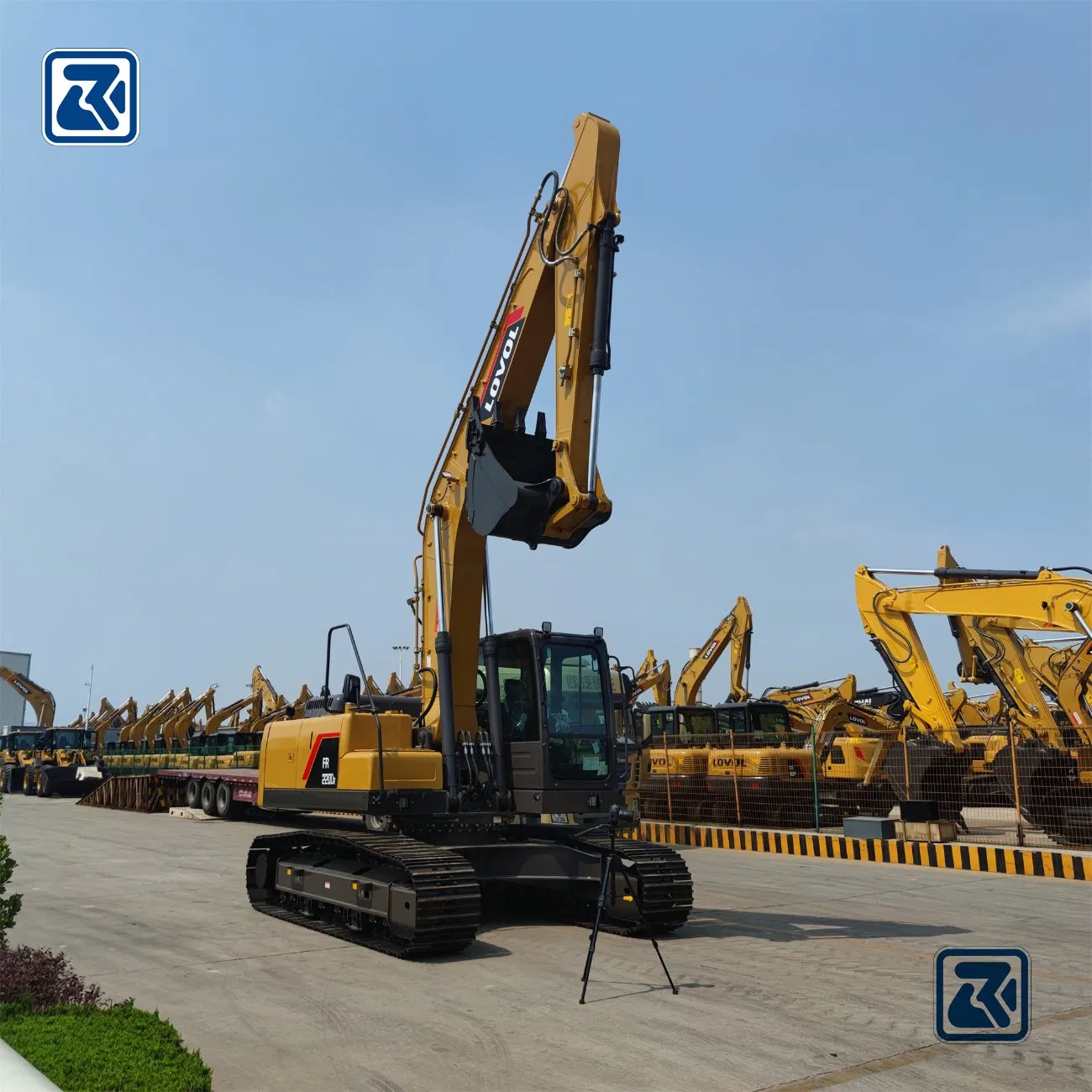 Chinese Cheapest Good Condition High Quality Fr220d 22 Ton Foton Lovol CE Approved with Bucket Hydraulic Big Boom/Tracked/Crawl/Crawler Excavator Price for Sale