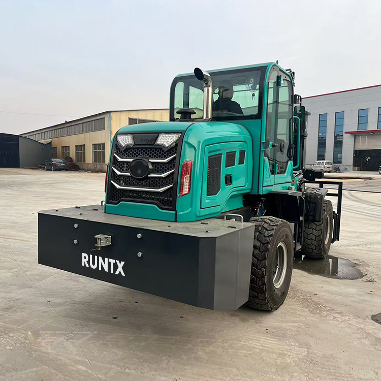 Runtx Rough Terrain Forklift 4WD ATV 3 Ton Diesel All Rough Terrain Forklift for Sale
