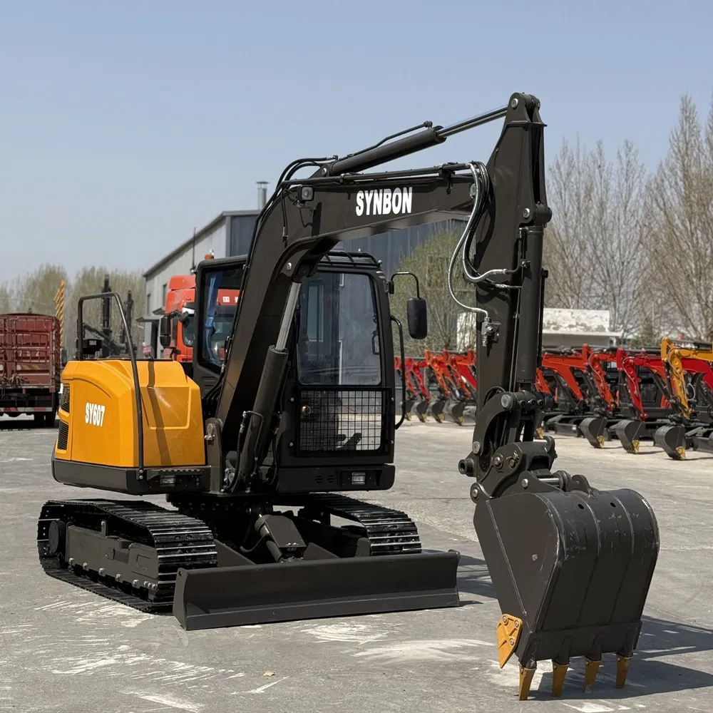Manufacturer 7.0ton Hydraulic Crawler Excavator EPA Euro 5 Kubota Engine Multiple Tools Available Small Track Digger Construction Machinery Mini Excavator