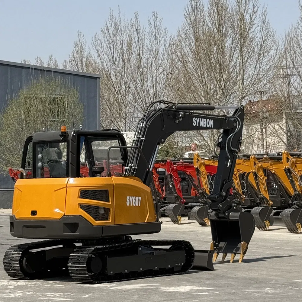 Manufacturer 7.0ton Hydraulic Crawler Excavator EPA Euro 5 Kubota Engine Multiple Tools Available Small Track Digger Construction Machinery Mini Excavator