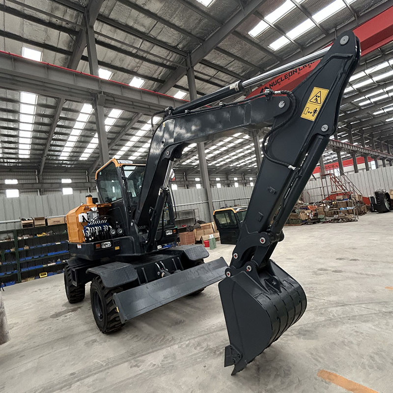 Gmint Construction Machinery Wheeled Diggers Mini Wheel Excavator