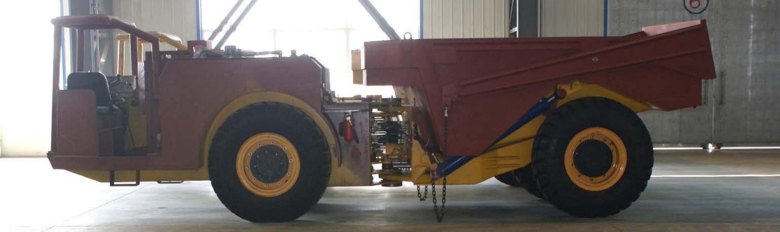 12ton Diesel Engine Centrally Articulated Underground Mine Dump Truck
