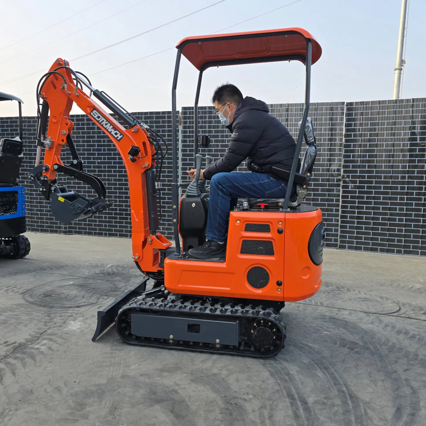 Fast Delivery CE EPA Excavator 1 Ton Mini Machinery Agricultural Crawler Mini Excavator Small Excavator Manufacture Mini Digger Tkmach 1000kg Excavator