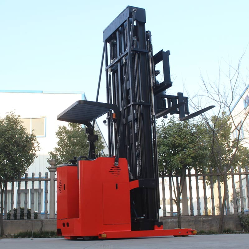 1500kg 10 Meters Electric Vna Trilateral Reach Truck for Sale