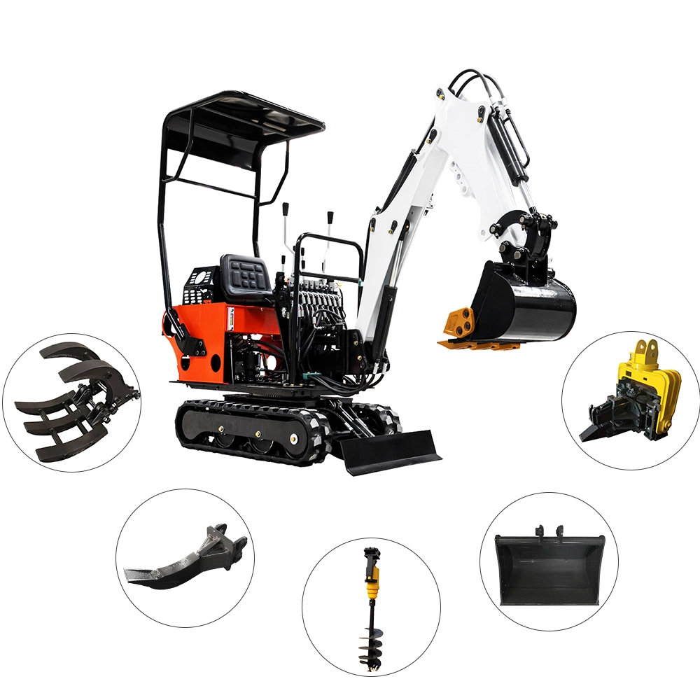 800kg/0.8ton Small Size Wheel Micro Digger Bagger Mini Electric Performance Hydraulic Crawler Machine Popular in Fgermany/New Zealand/Australia Excavator