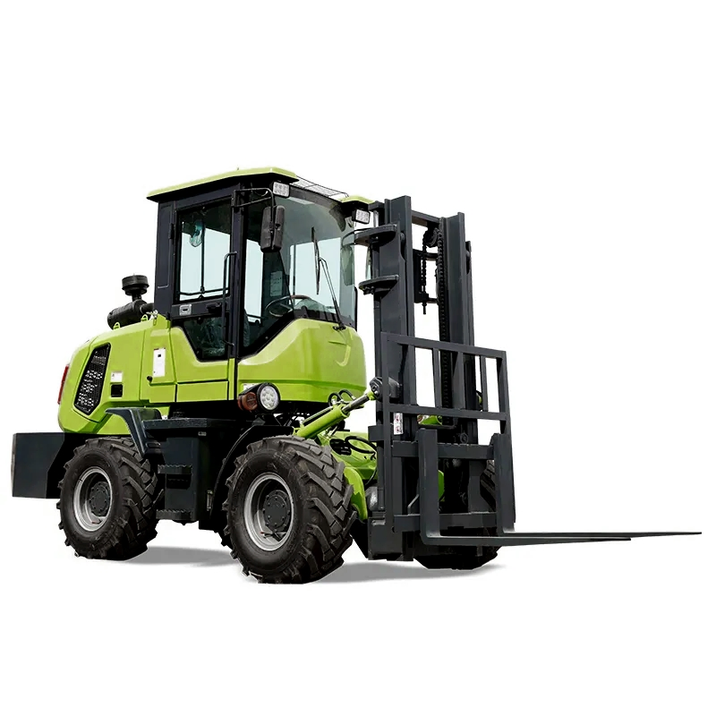 Compact 1.1t-3.8t Lifting Capacity Rough Terrain Forklift for Narrow Quarries