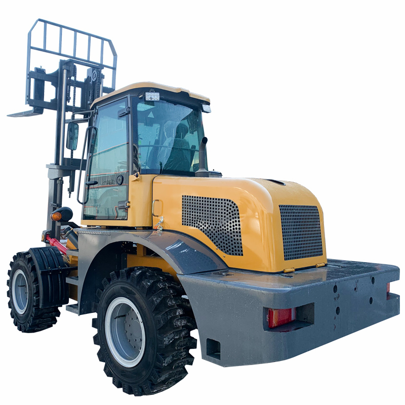 Chinese 4ton 5ton 4WD Rough Terrain Forklift Truck