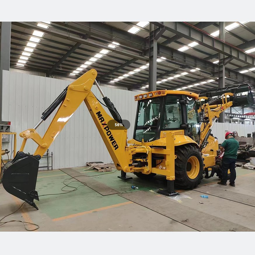 Chinese Hydraulic Backhoe Excavator Loader 4X4 Backhoes for Sale