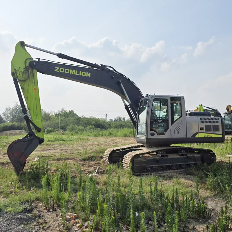 Used Zoomlion Excavator, Zoomlion Excavator 215 Crawler Excavator, 1m³ Bucket Excavator, Suitable for a Variety of Construction Hydraulic Crawler Excavator
