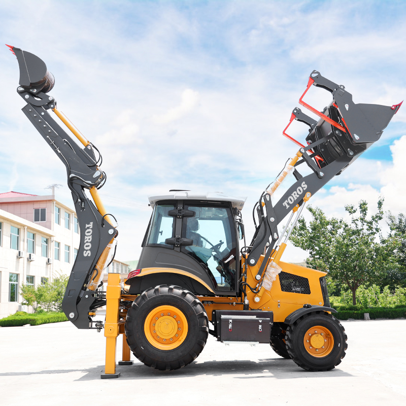 China Factory EPA Engine Wheel Loader Mini Backhoe Excavator Loader Engineering-Construction