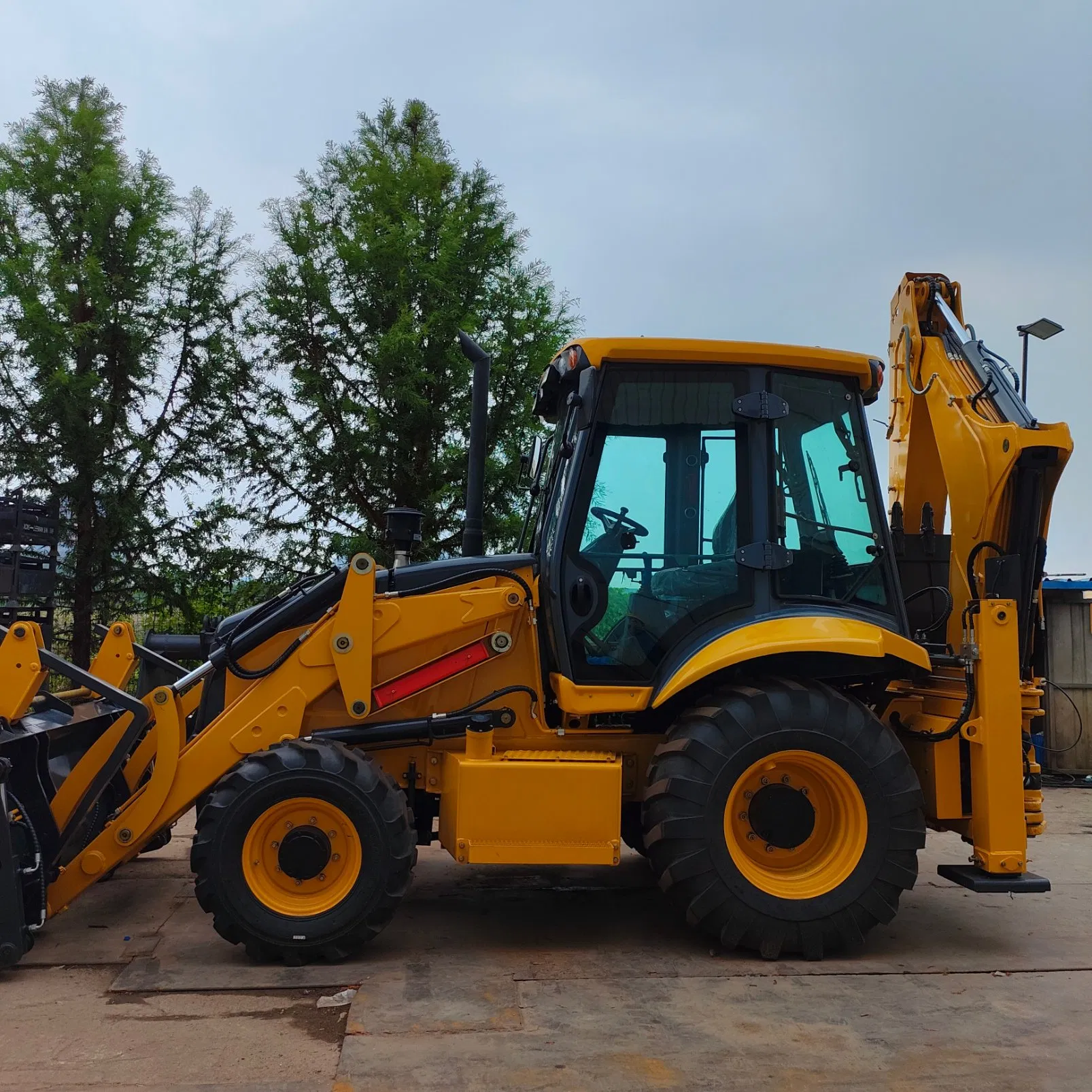 Chinese Hydraulic Backhoe Excavator Loader 4X4 Backhoes for Sale