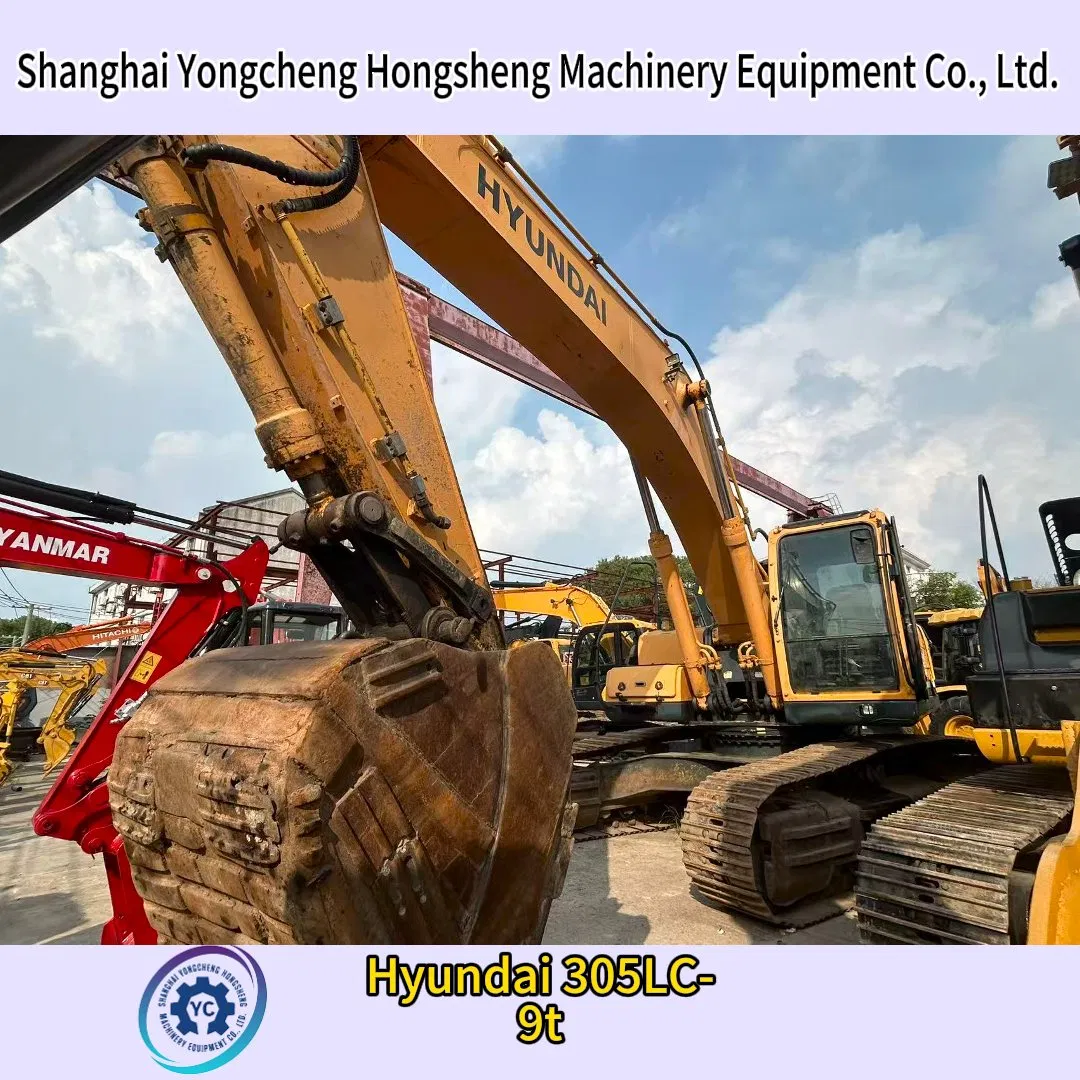 Original Used Hyundai 305 Crawler Excavator 30tons Model 305LC-9 305LC-7 305-7 305-9 for Sale