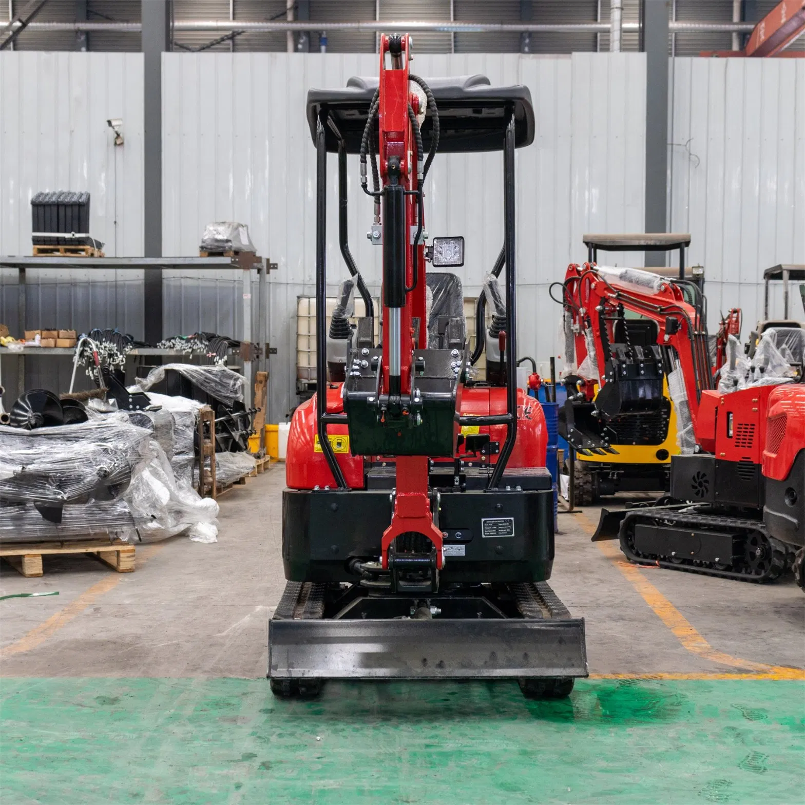 Mini Excavator with Thumb Clip Micro Crawler Excavator Diesel Engine for Sale