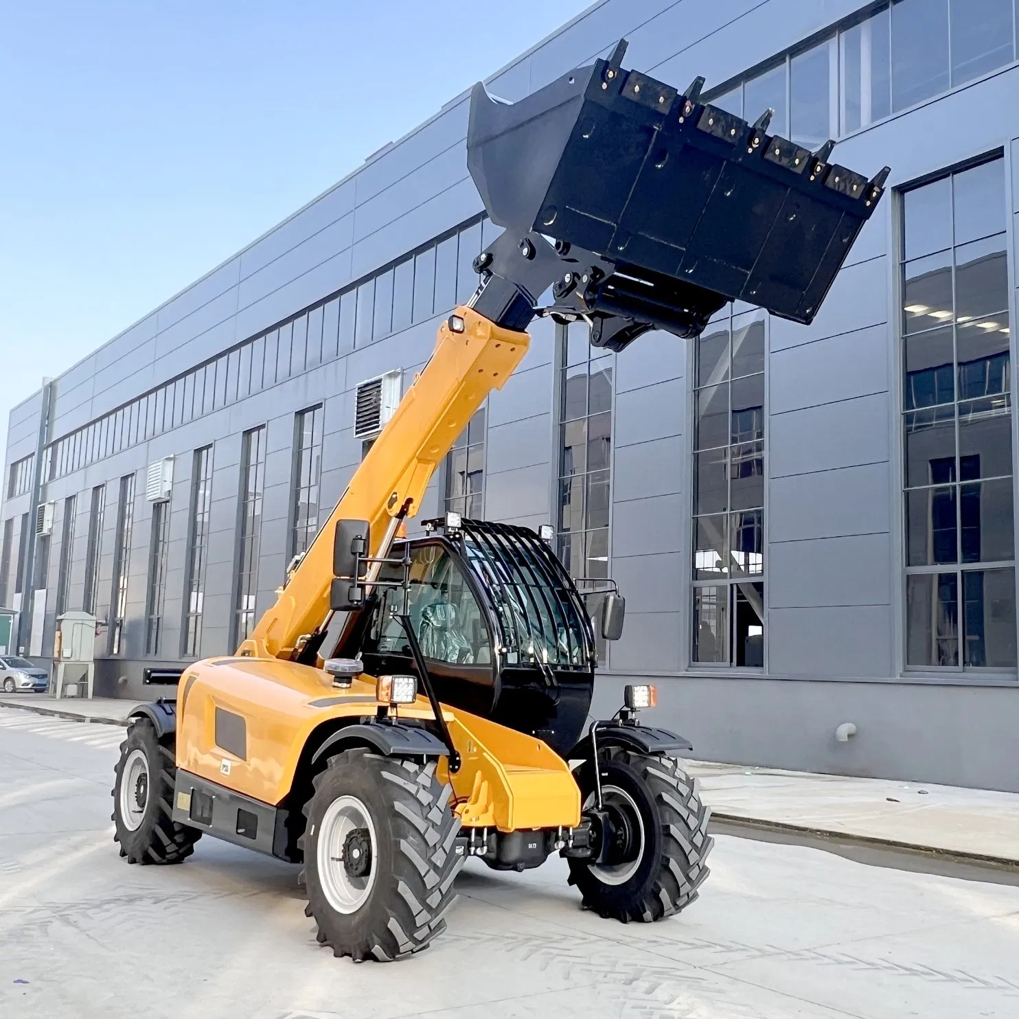 Wholesale 3-6ton Telescopic Forklift Truck Telehandler Work in Construction and Farming Environment with Diesel Engine
