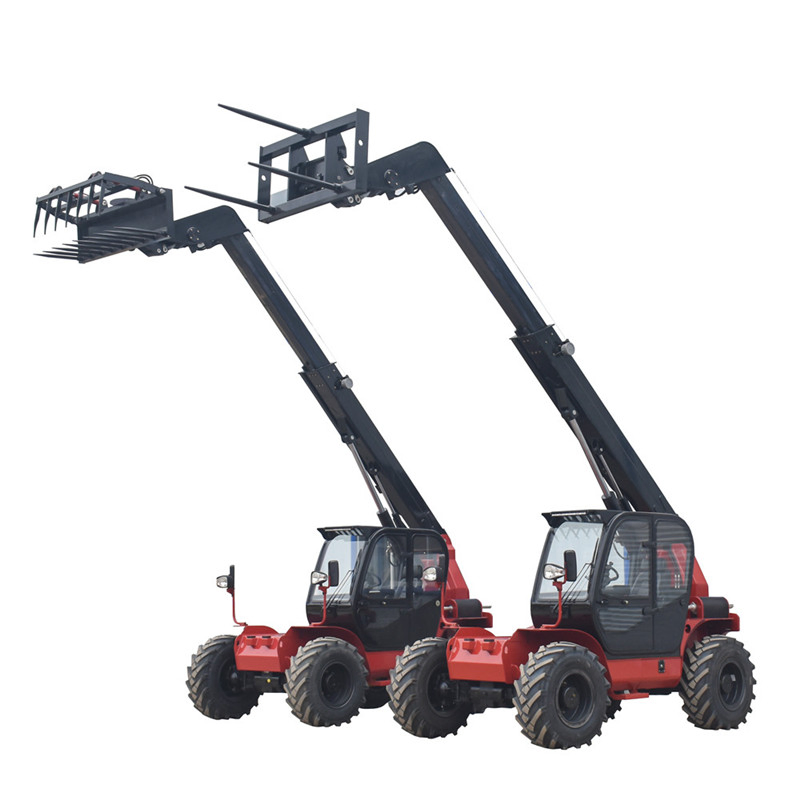 CE 2/3/4/5t Telescopic Boom Handler Mini 4X4 Terrain Forklift Telehandler