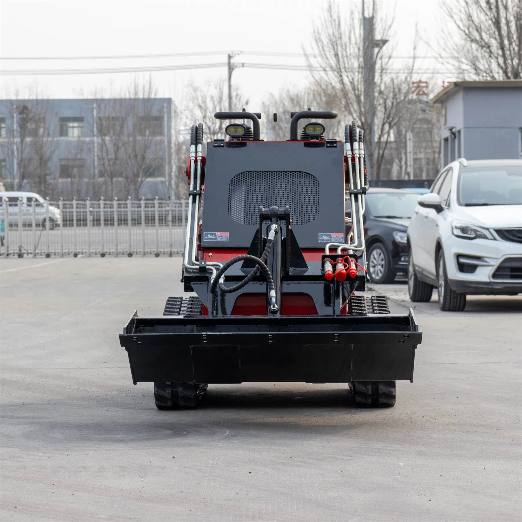 Hightop Brand Cheap Construction Machinery Creawler Equipment Small Track Mini Backhoe Versatile for Sale Rubber Loader Skid Steer Loader