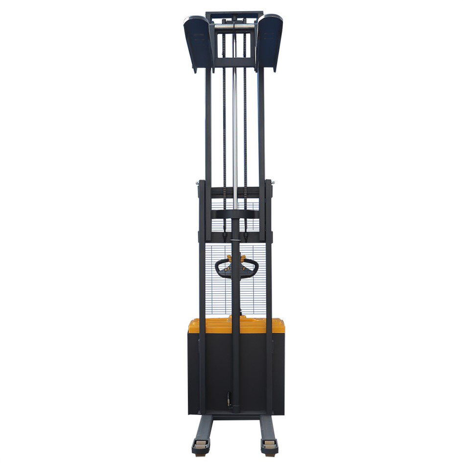 1.5ton 1500kg Lifting Height 3500mm Standing Fully Battery Operated Electric Powered Engine Pallet Reach Forklift Fork Lift Truck for Warehouse