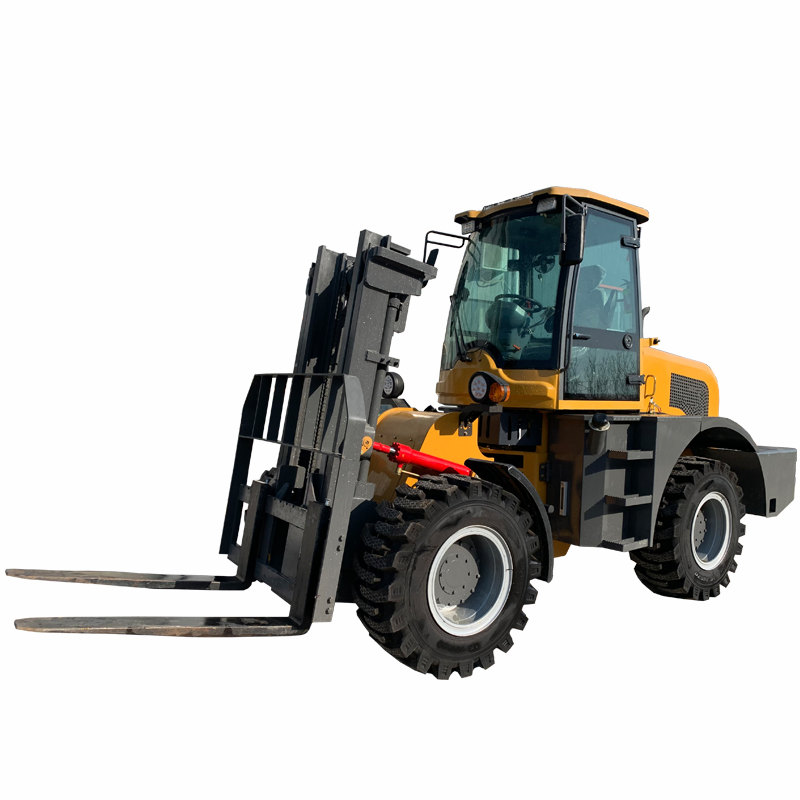 Chinese 4ton 5ton 4WD Rough Terrain Forklift Truck