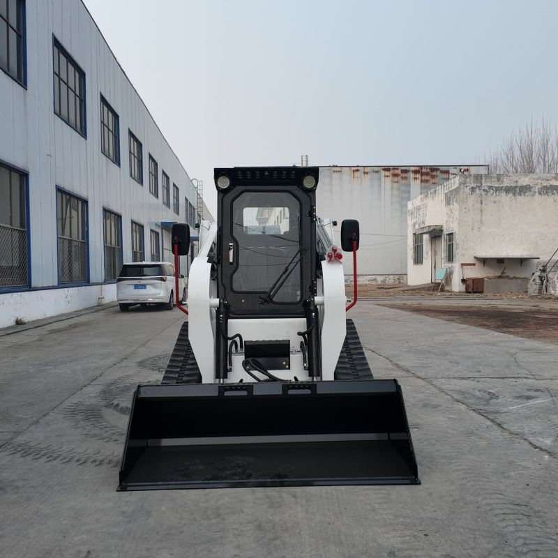 Mini Skid Steer Diesel Track Loader with EPA Certified Compact Stand on Skid Steer