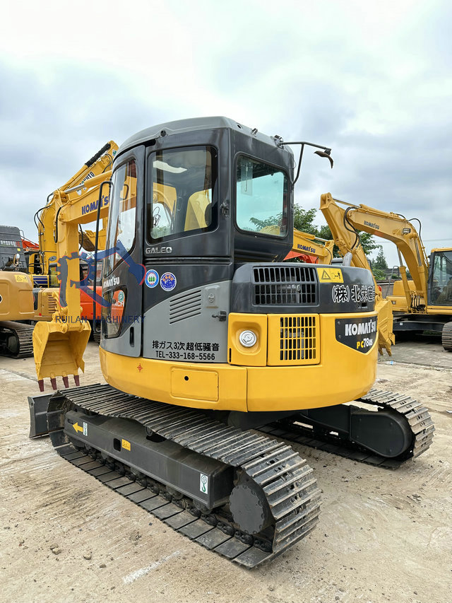7tons Mini Komatsu PC78 Crawler Excavator Used PC78 PC35 PC40 55 Second Hand Excavator Digger Hydraulic System Construction Machinery