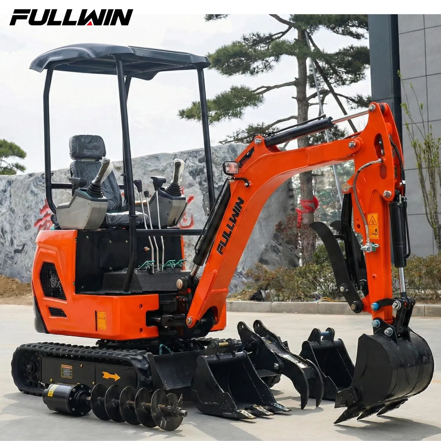 Free Shipping Good Condition OEM Service Mini Digger 1ton Hydraulic Kubota Engine Backhoe Crawler Excavator for Sale