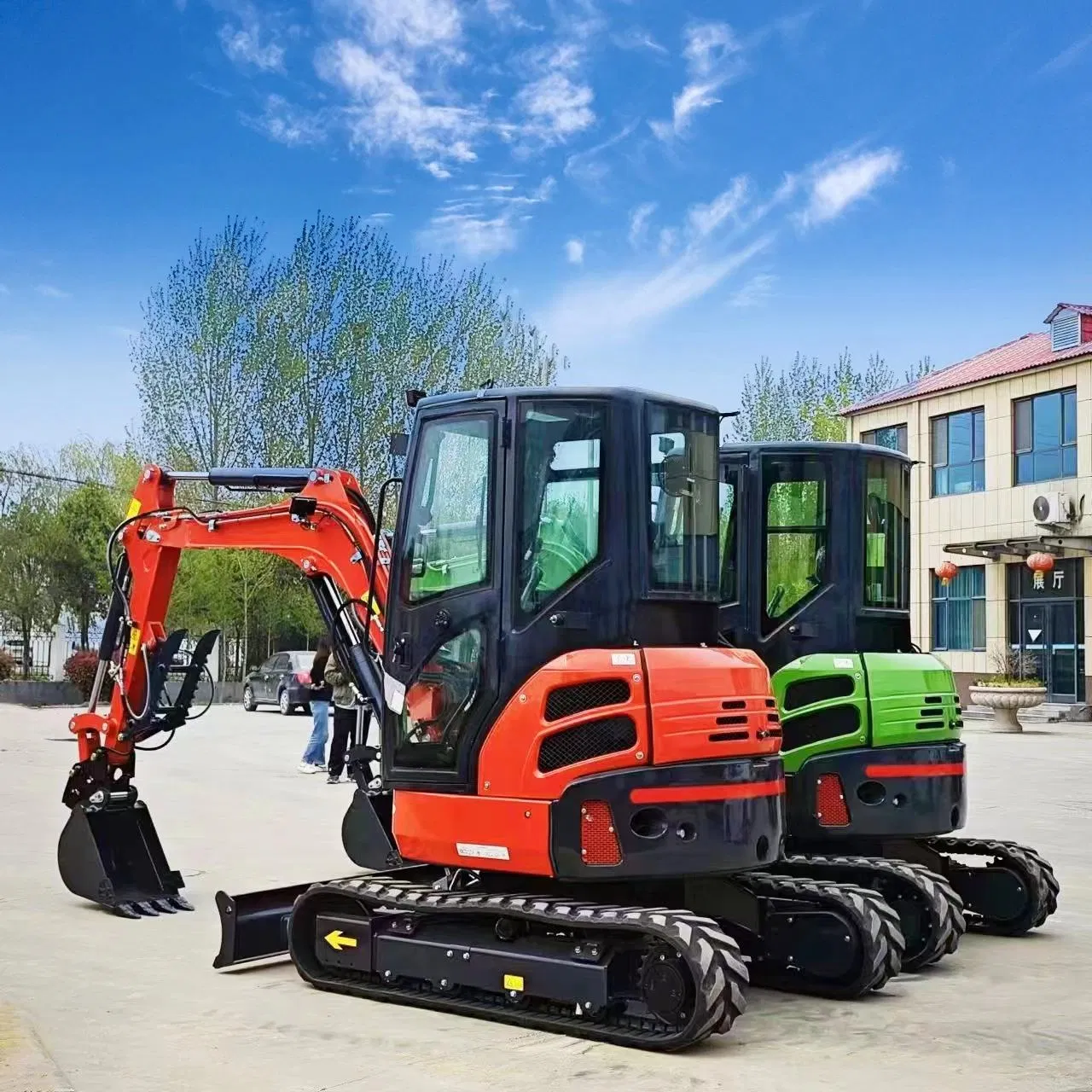 Free Shipping CE/EPA 3 Ton Mini Digger Mini Excavator 1 Ton 2 Ton 3.5 Ton Japan Engine Engine Excavadora Machine Bucket Thumb for Sale Cheap Price