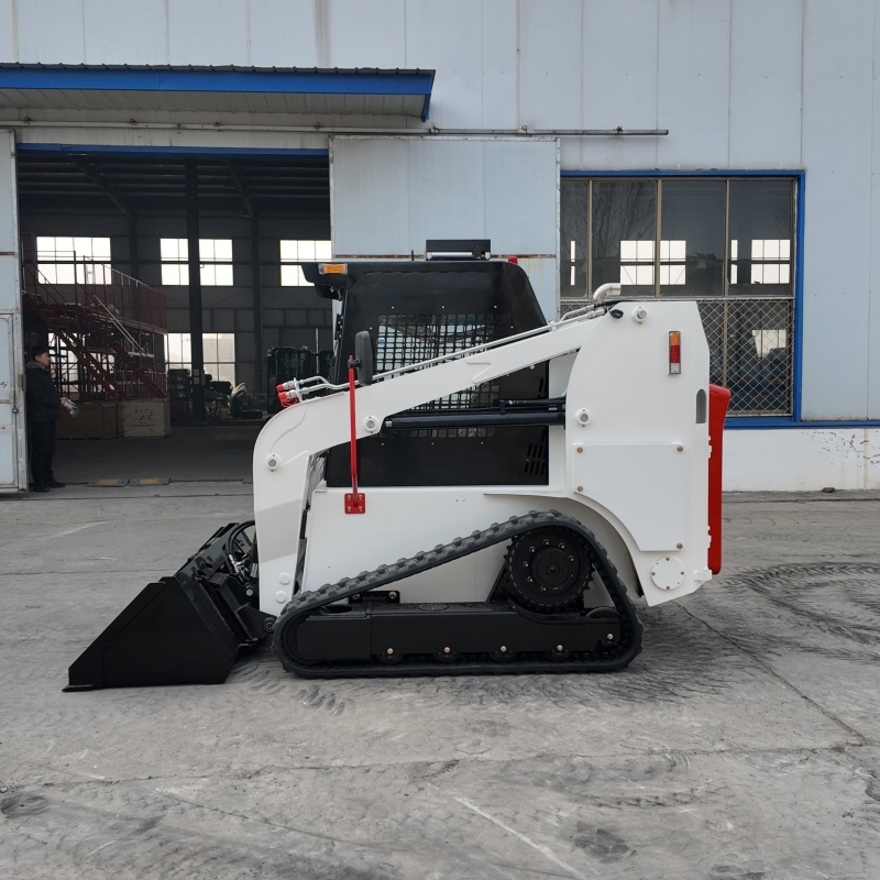 Mini Skid Steer Diesel Track Loader with EPA Certified Compact Stand on Skid Steer