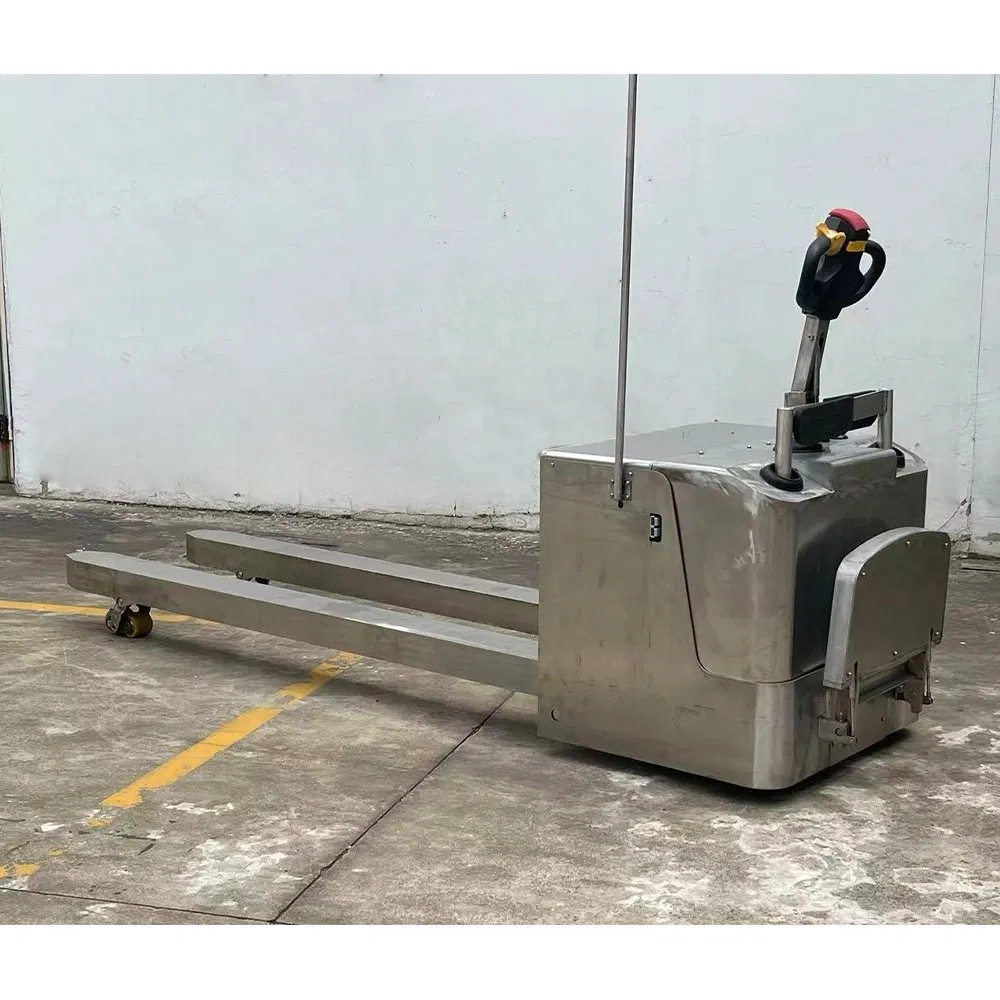 Never Used 2000kg 3000kg Stainless Steel New Electric Pallet Jack for Material Handling