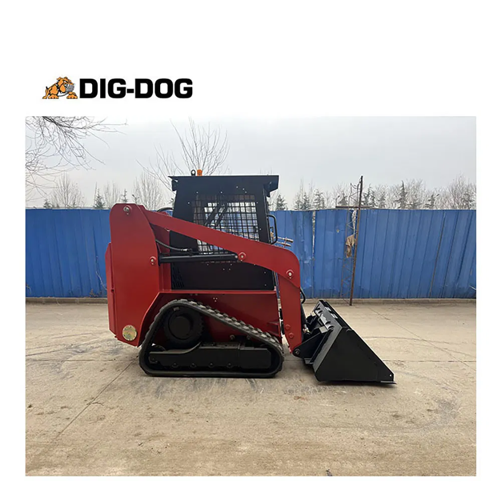 Small Crawler Loader Tracked Skid Steer Mini Skidsteer Loader with Attachments