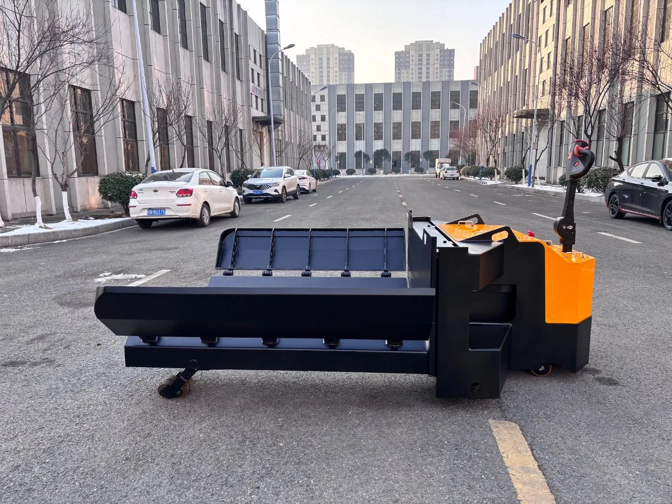 Electric Battery Electr 3.5 Ton Paper Roll Reel Roll Pallet Jack Truck