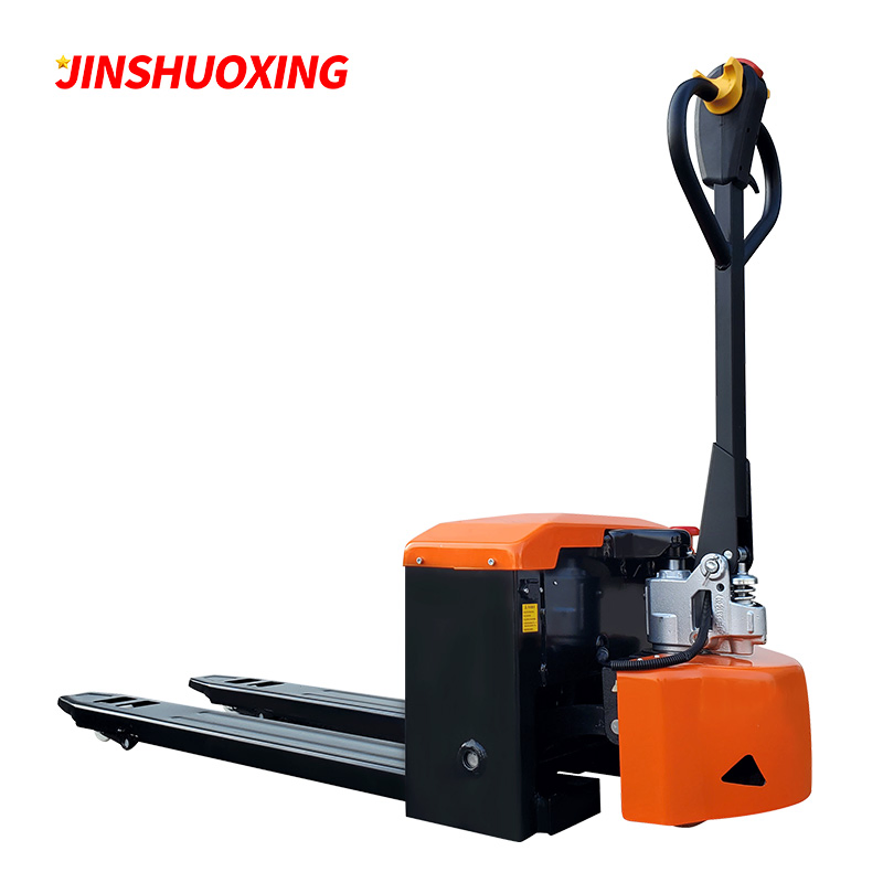 Large Battery Capacity 3ton Cross-Country Semi Half Electric Pallet Truck Jack