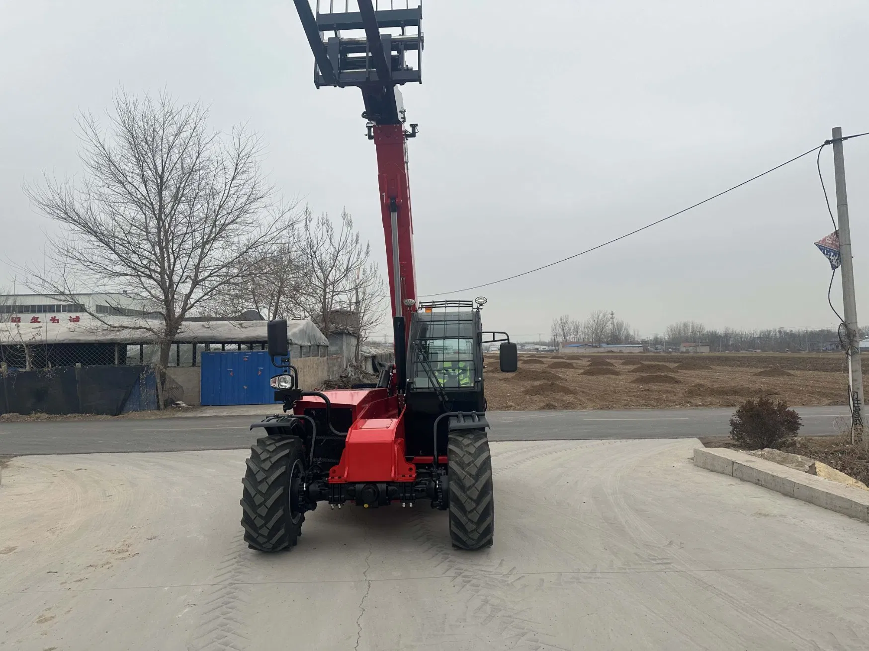 Mining Used Flexible Operation 7m Height Wheel Loader 3.5 Ton Telehandler with CE