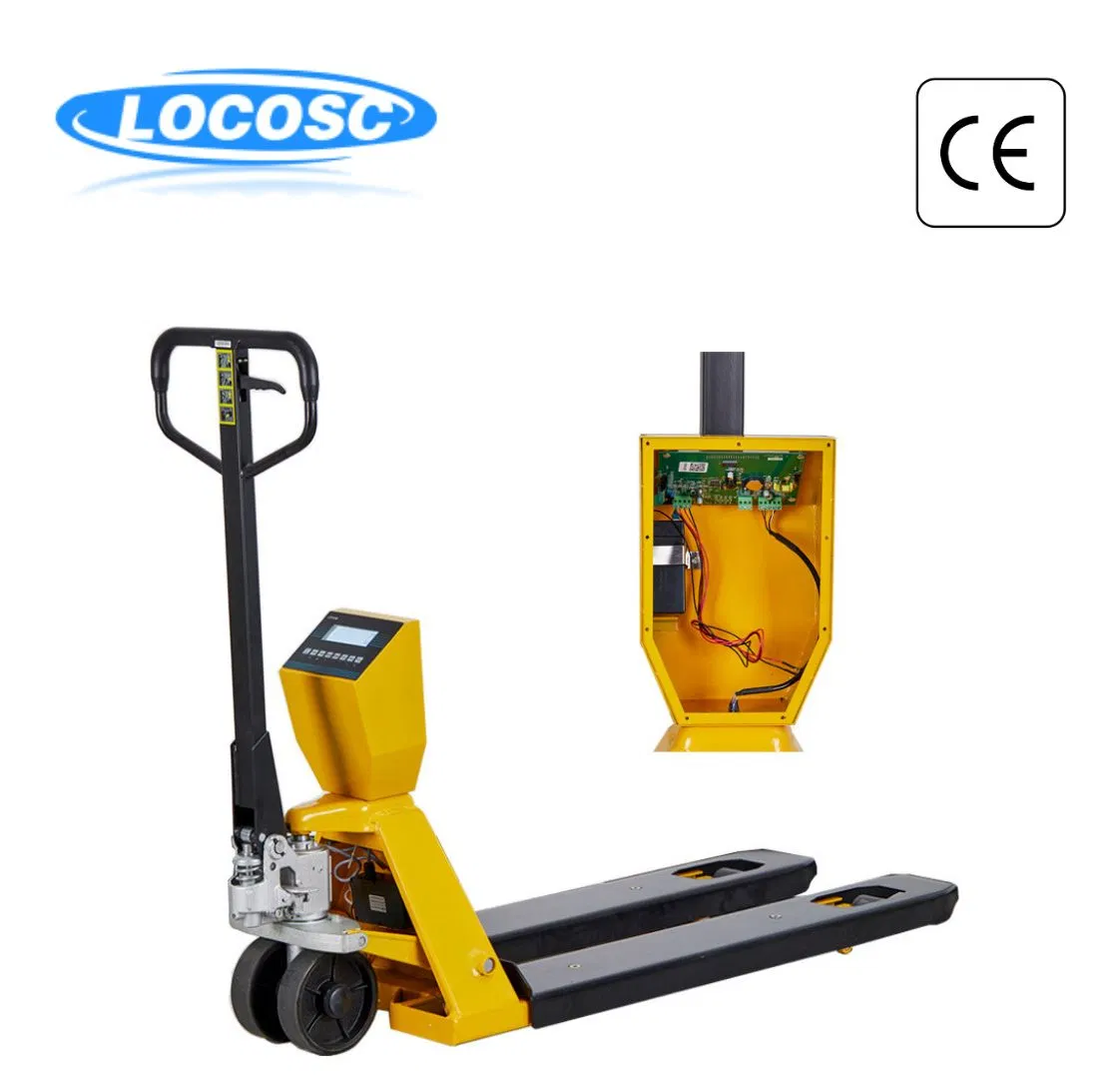 Ultra Low Profile Electric Pallet Jack with Scale Feature