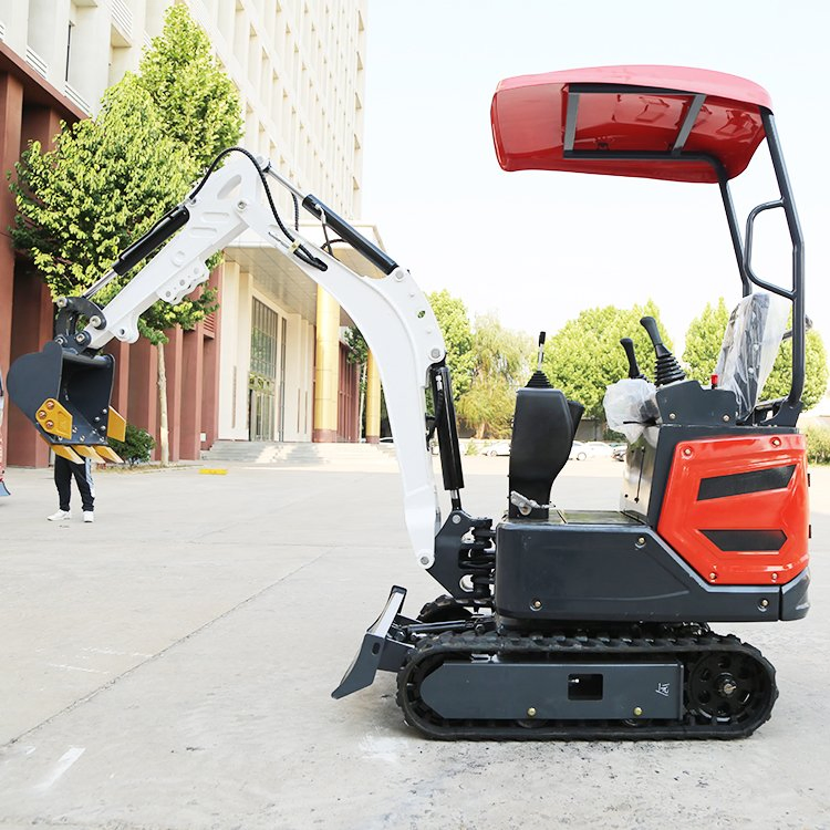 1-3t CE Farm Home Garden Agricultural Micro Wheel Excavation Hook Hydraulic Garden Bagger Digger Mini Backhoe Loader Small Crawler Excavator Mini Excavator