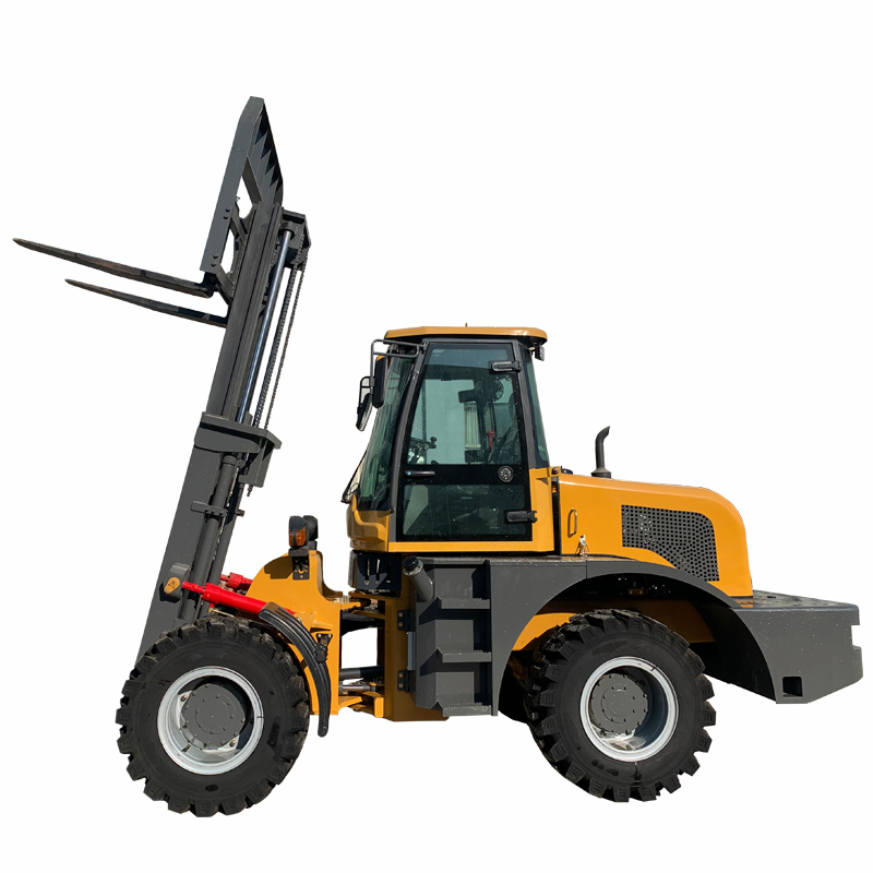Chinese 4ton 5ton 4WD Rough Terrain Forklift Truck