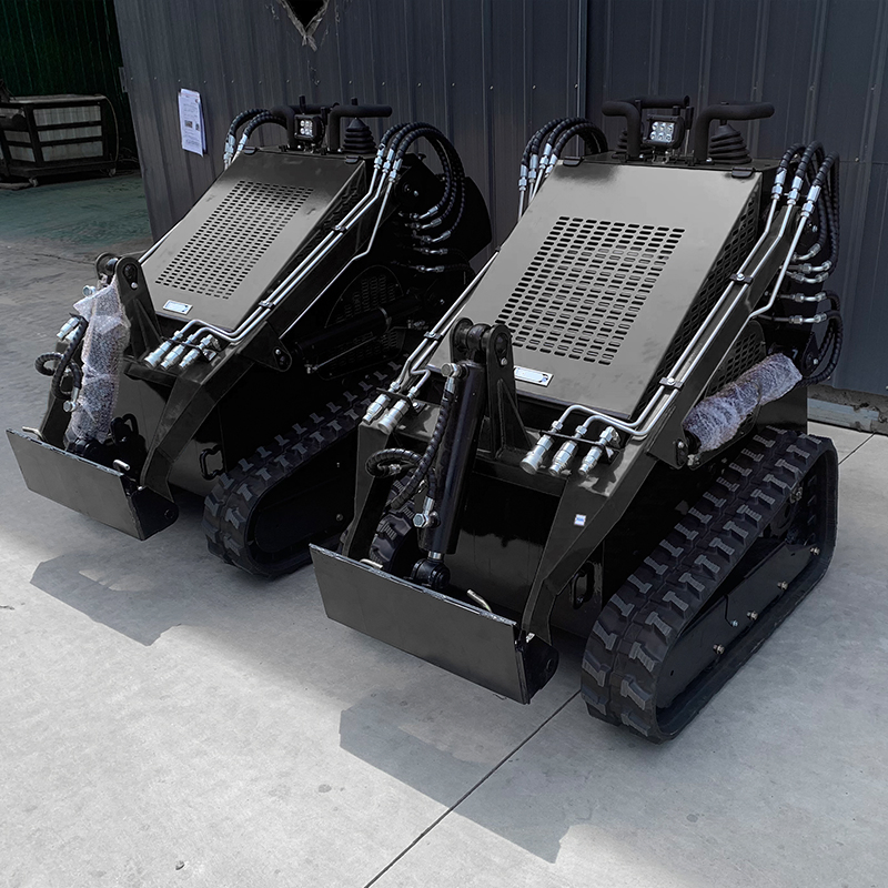 Free Shipping! ! Mini Loader EPA CE Engine Mini Mini Skid Steer Loader Cheap Wheel Loader Minicargador Farm Compact with Bucket Attachment