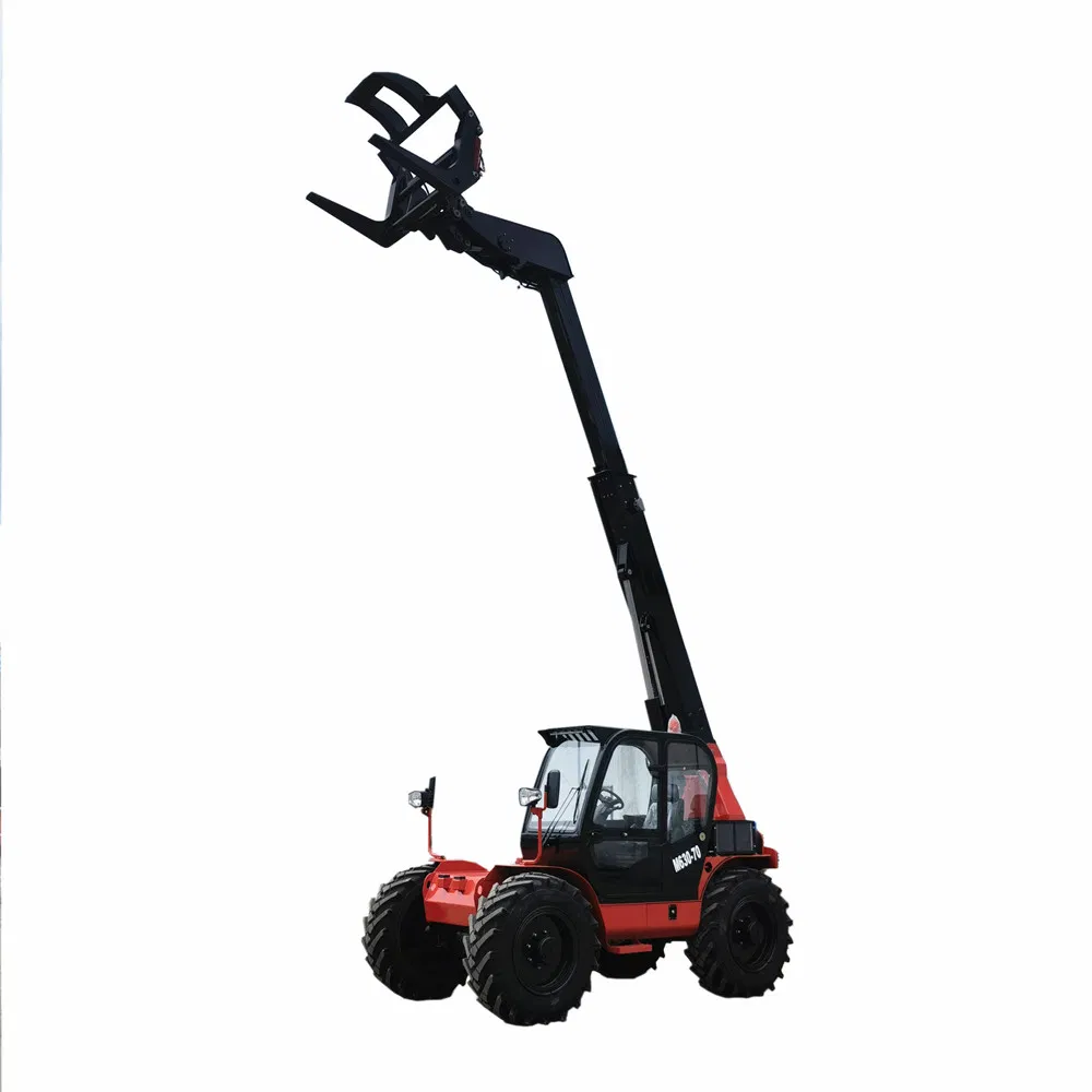 CE 2/3/4/5t Telescopic Boom Handler Mini 4X4 Terrain Forklift Telehandler