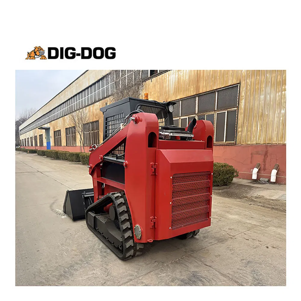 Small Crawler Loader Tracked Skid Steer Mini Skidsteer Loader with Attachments