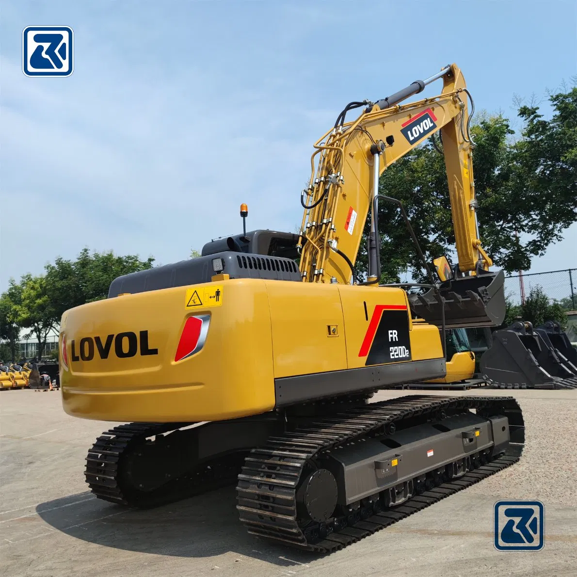 Chinese Cheapest Good Condition High Quality Fr220d 22 Ton Foton Lovol CE Approved with Bucket Hydraulic Big Boom/Tracked/Crawl/Crawler Excavator Price for Sale