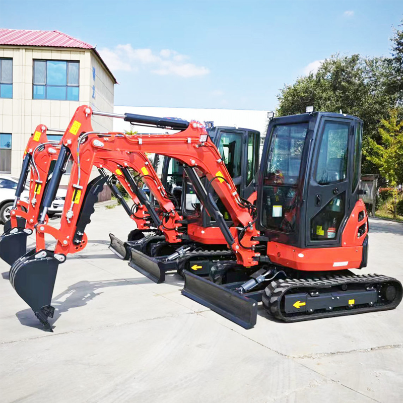 Free Shipping EPA Excavator 3.5 Ton Crawler Digger Farm Used Minibagger 1 Ton Mini Excavator Machine for Sale