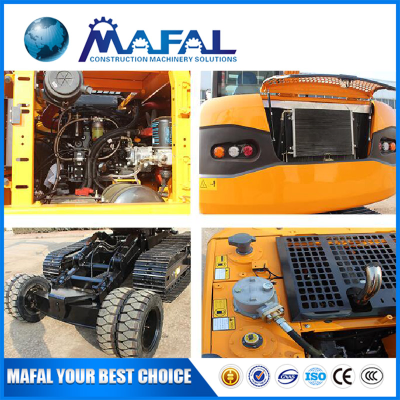 Special Crawler -Wheel Excavator Double Using Excavator X9