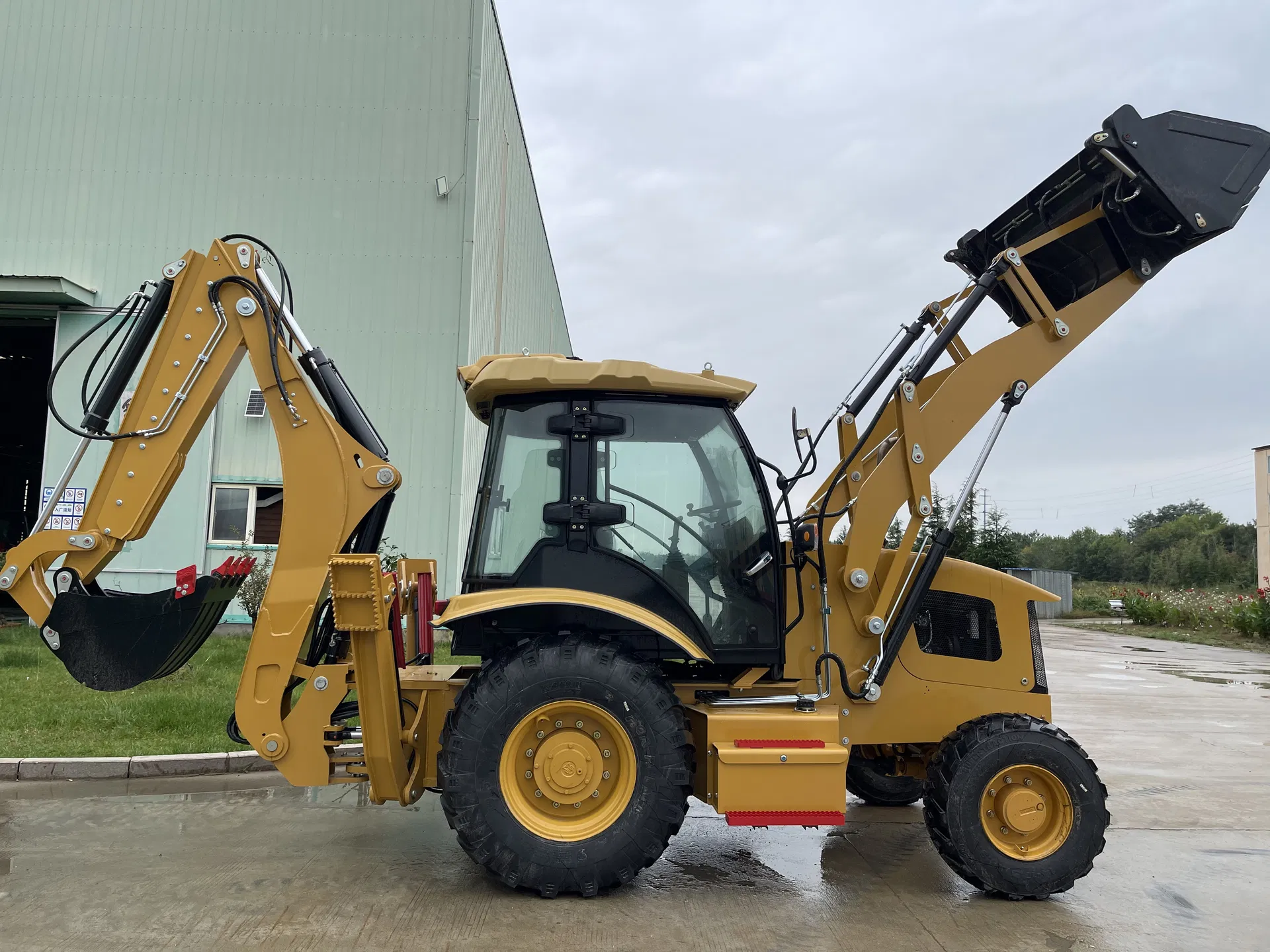Backhoe Loader View 1