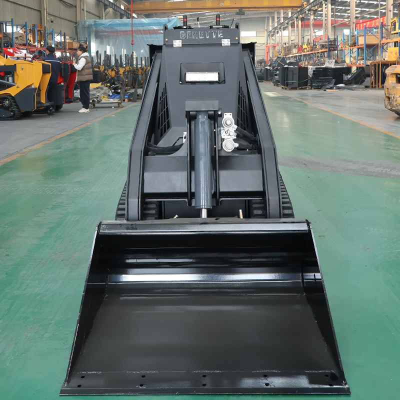 Derette Xc1100 Stand on Compact Track Loader Earthmoving Machinery Mini Skid Steer Loader