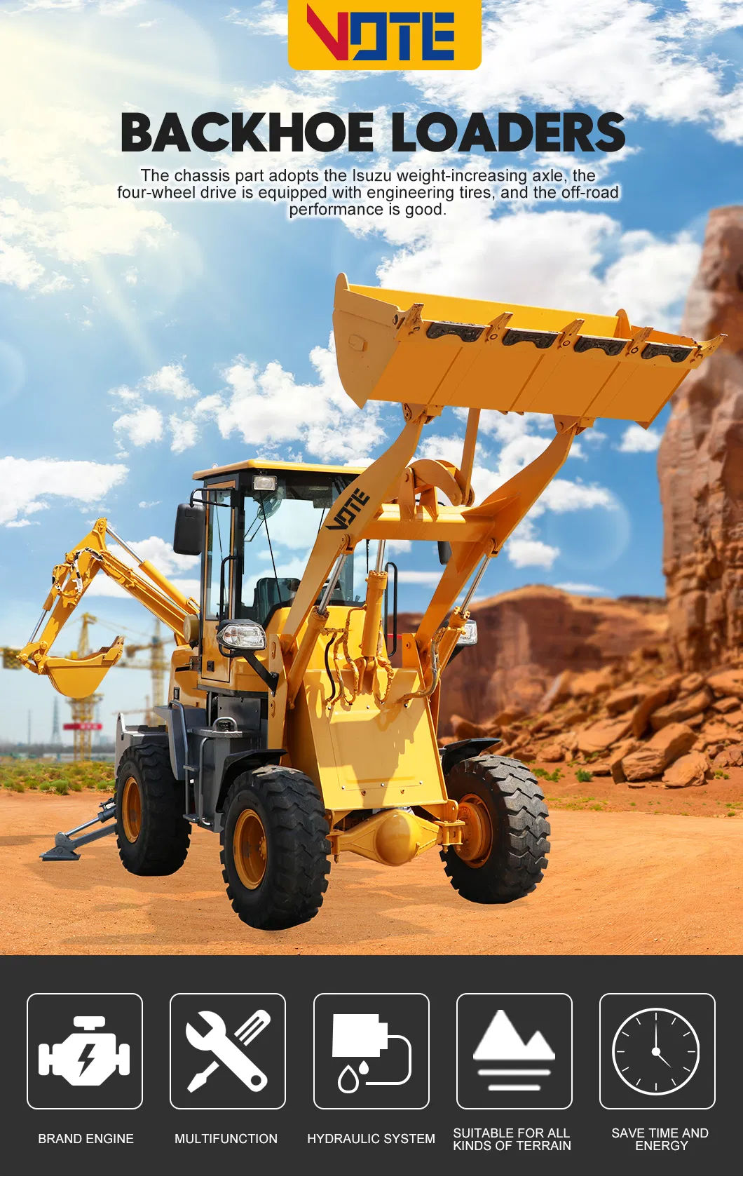 Mini Backhoe Loader