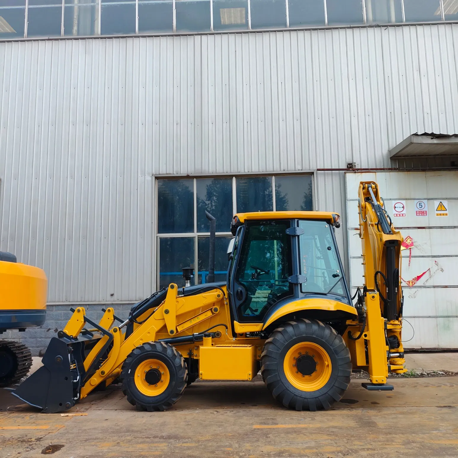 Chinese Hydraulic Backhoe Excavator Loader 4X4 Backhoes for Sale