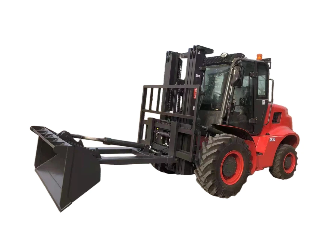 Rough Terrain Forklift View 2