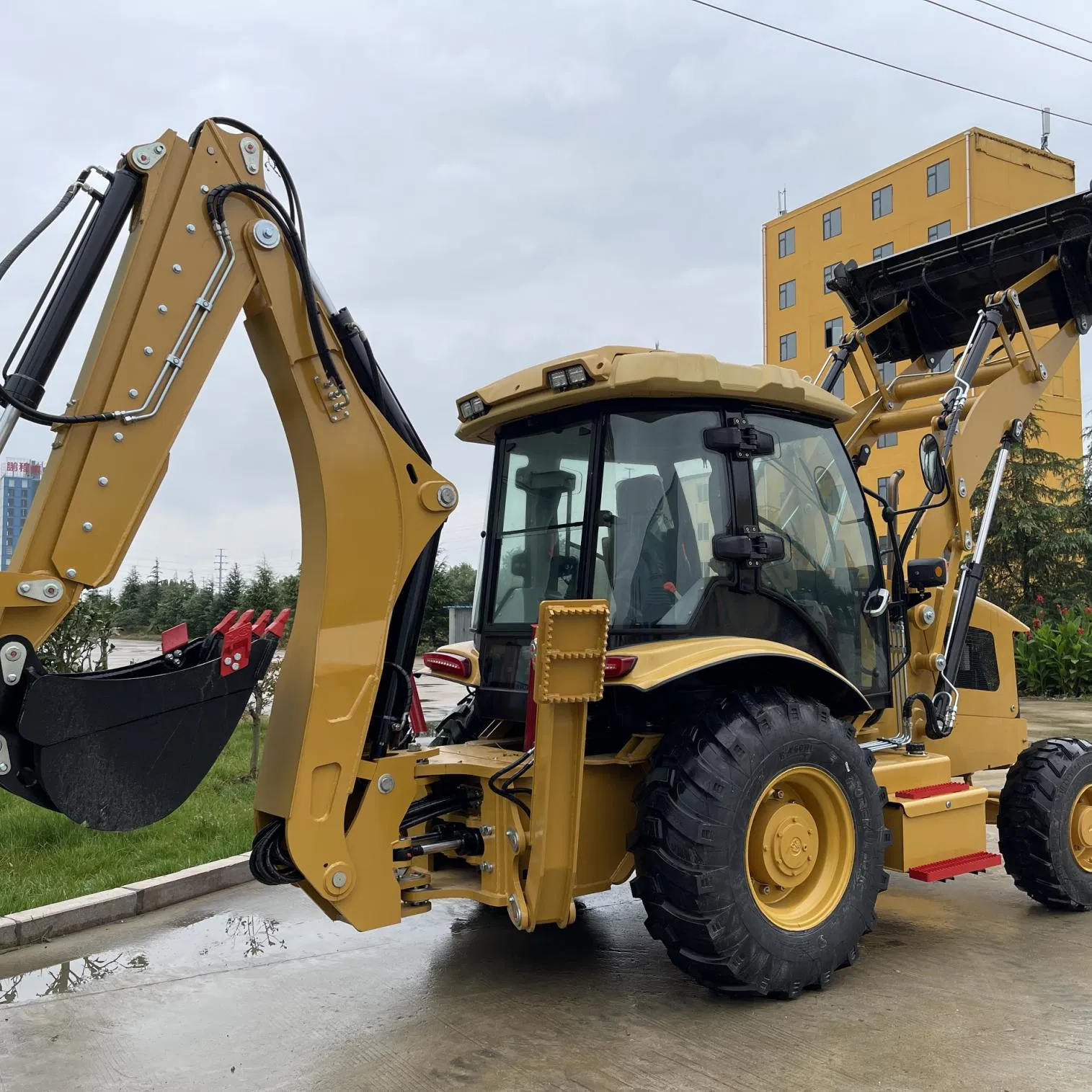 Backhoe Excavator Loader Tractor New Mini Backhoe Loader 4X4 Wheel/Backhoe Loader